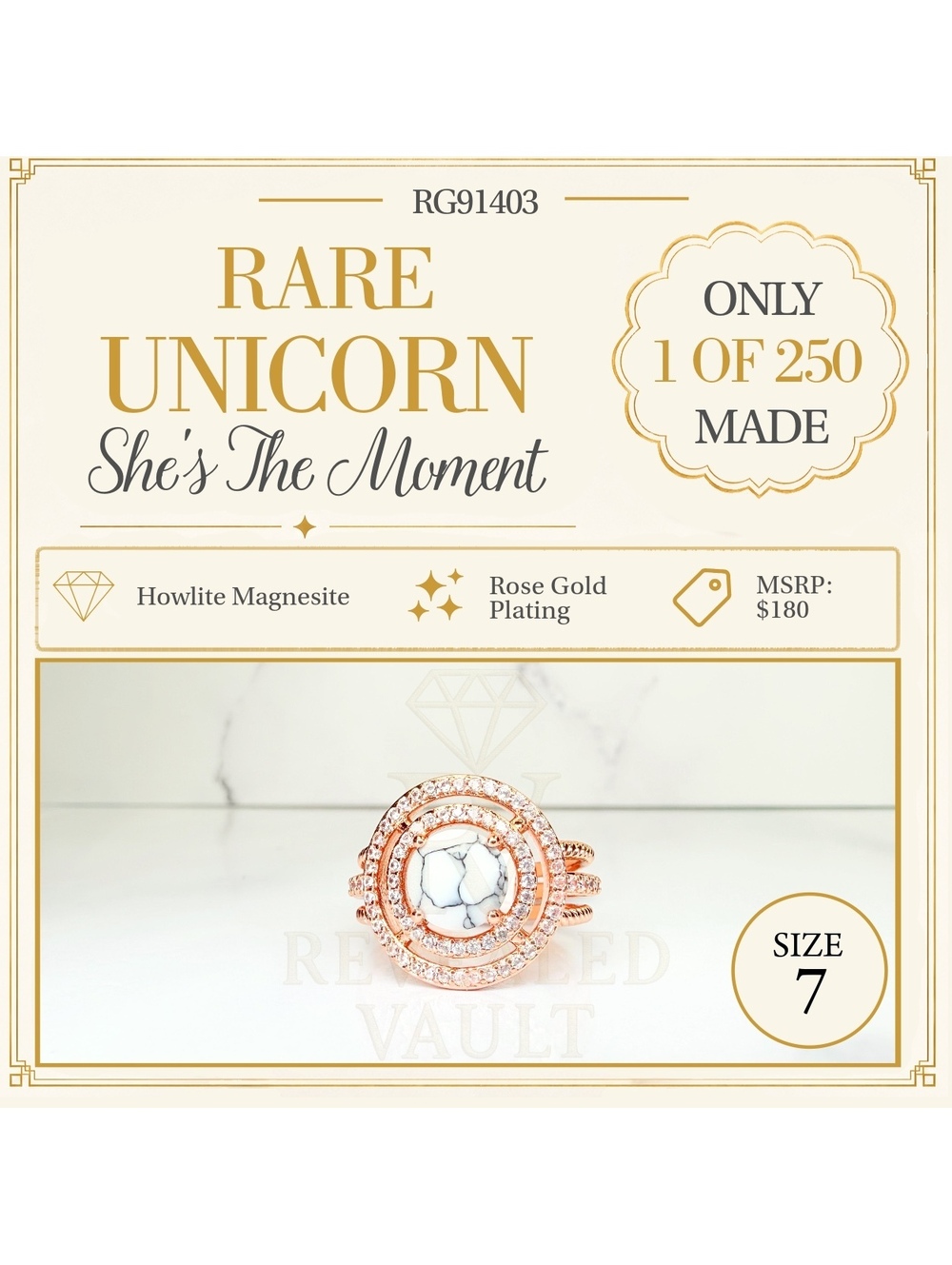 She's The Moment Rare Unicorn - Size 7 - OG